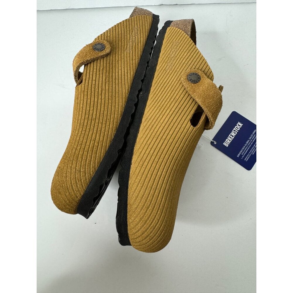 Birkenstock Boston Suede Embossed Corduroy Clog Mule EU 37 US Women 6 Men 4 NEW - Picture 5 of 7